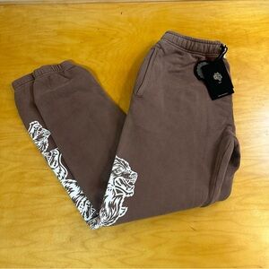 Darc Sport Covered She Post Lounge Sweats Norse Brown Small NWT